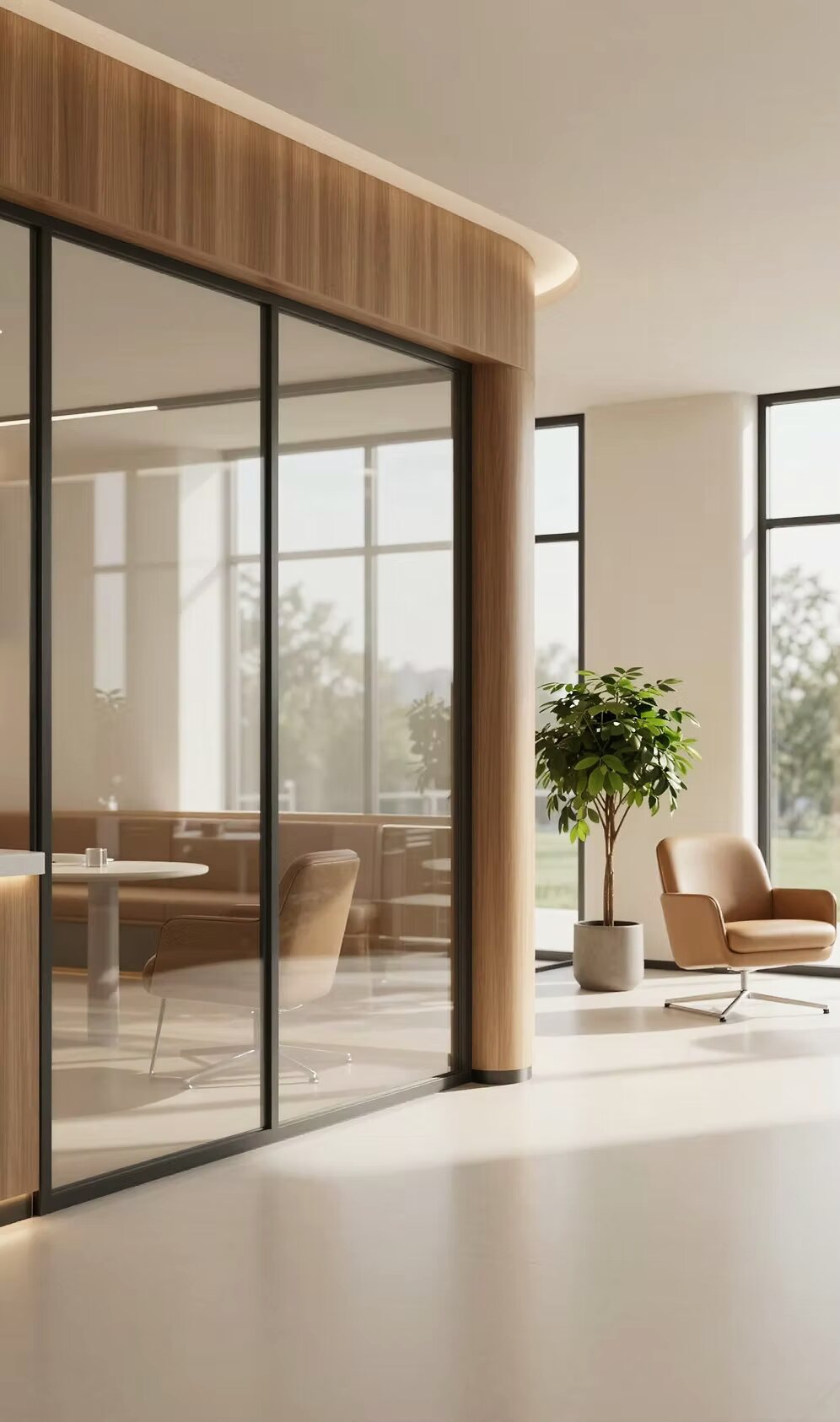 A modern multi-site healthcare office interior